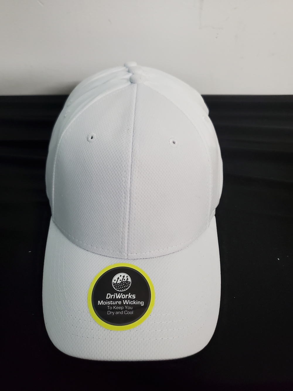 4 Athletic Works White Performance Baseball Cap Bundle